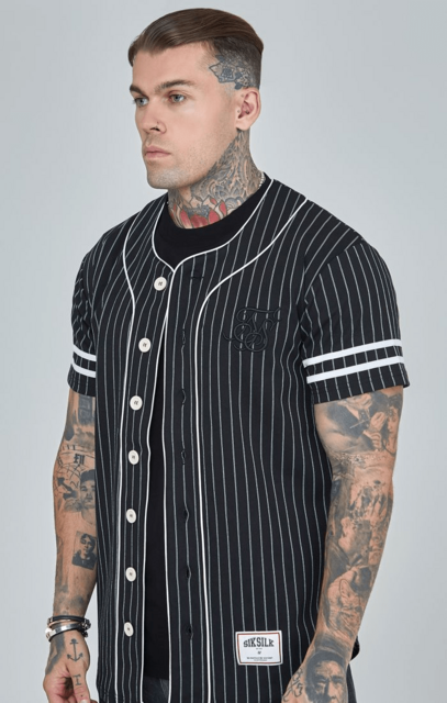 Ropa Camisa Siksilk Anniversary Baseball Jersey Hombre